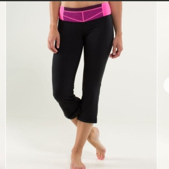 lululemon athletica Pants - LULULEMON Gather & Crow Split Calf Crop Yoga Capri